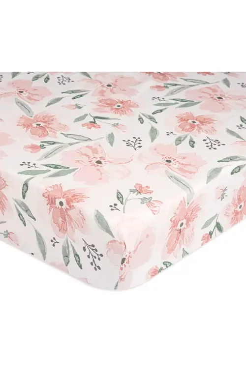 Cotton Sateen Fitted Crib Sheet by CRANE BABY