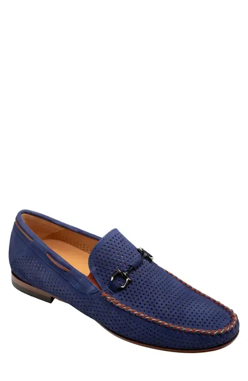 Tarraco Perforated Suede Bit Loafer