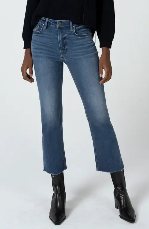 Marlow Raw Hem Crop Jeans by Unpublished