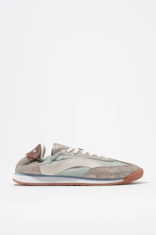 Suede & Nylon Elastic Sneakers by BIMBA Y LOLA