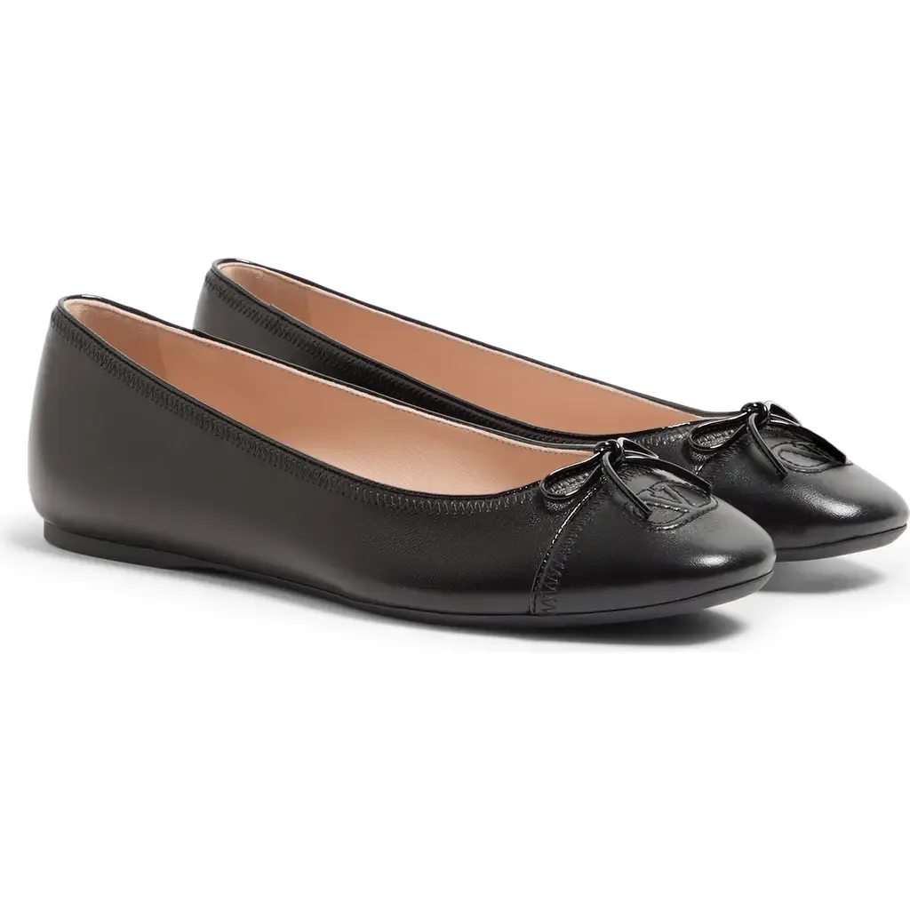 VLOGO Signature Ballerina Flat by Valentino Garavani