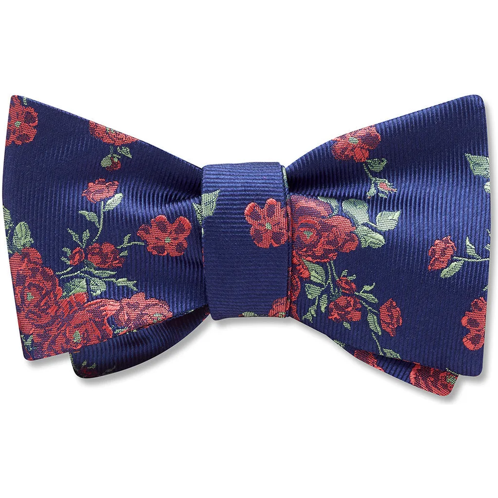 Bonnyview Garden Silk Woven Bow Tie by Beau Ties of Vermont
