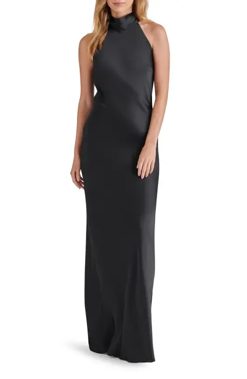 Lara Satin Bias Cut Maxi Dress