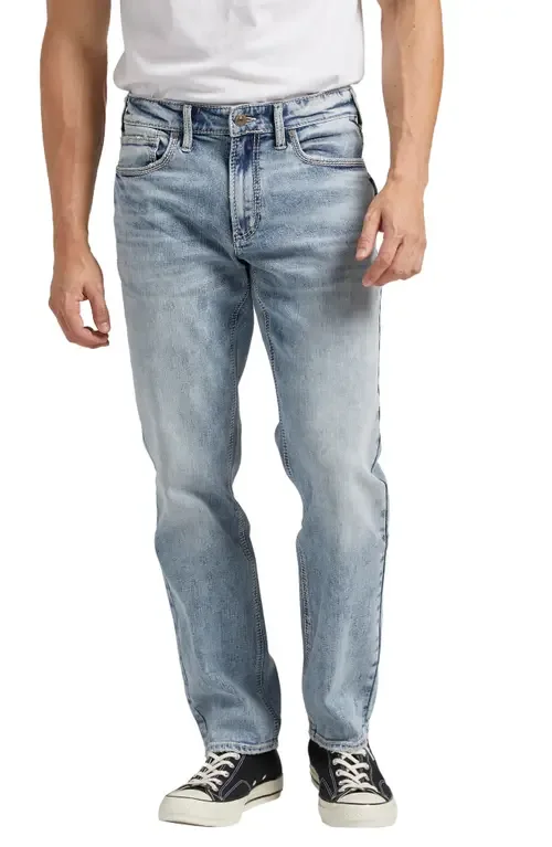 Eddie Athletic Fit Tapered Jeans by Silver Jeans Co.