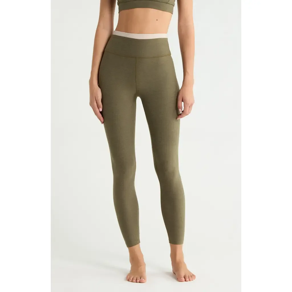 Space Dye High Waist Midi Leggings by Beyond Yoga