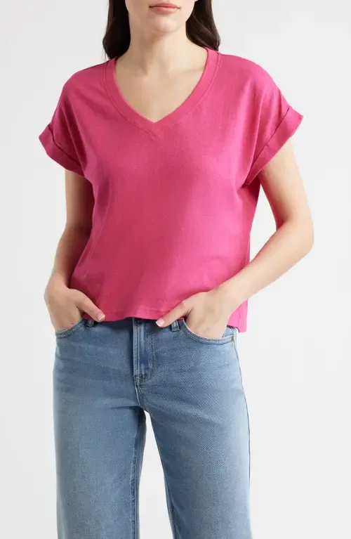 V-Neck T-Shirt by CITY BLUES