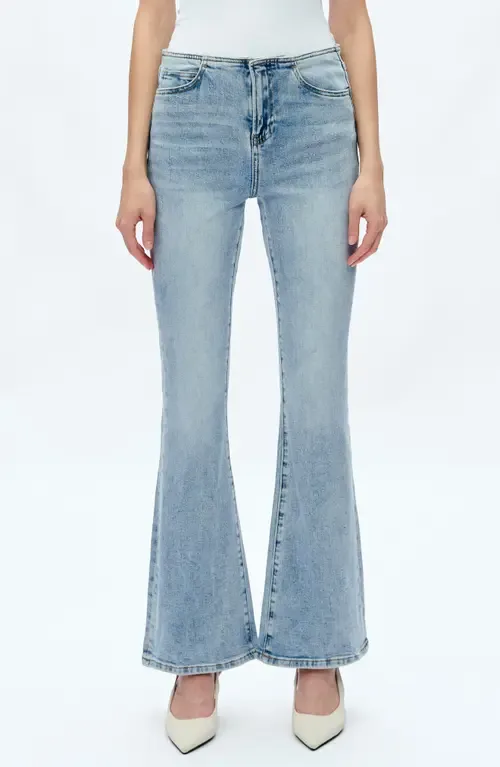Bandless Flare Jeans by Bayeas