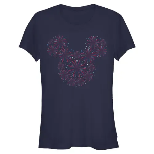 Fireworks Logo Short Sleeve Graphic T-Shirt by Mickey & Friends