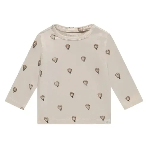 Hot Air Balloon Print Long Sleeve T-Shirt by BABYFACE
