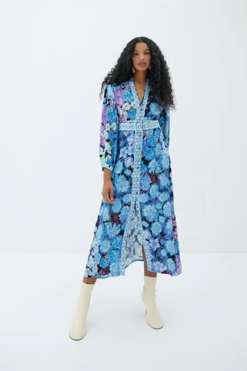 Amara Blue Dress by RAISHMA
