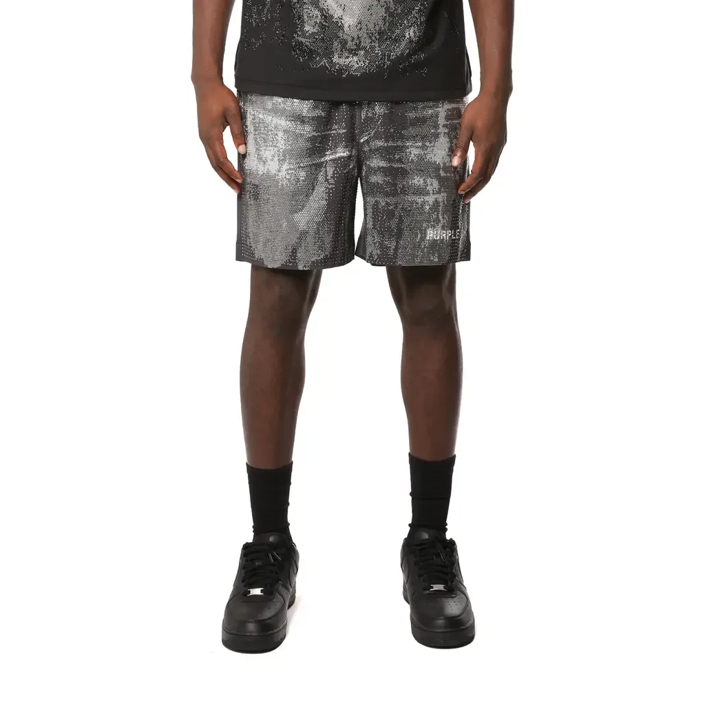 All Around Studded Water Repellent Drawstring Shorts