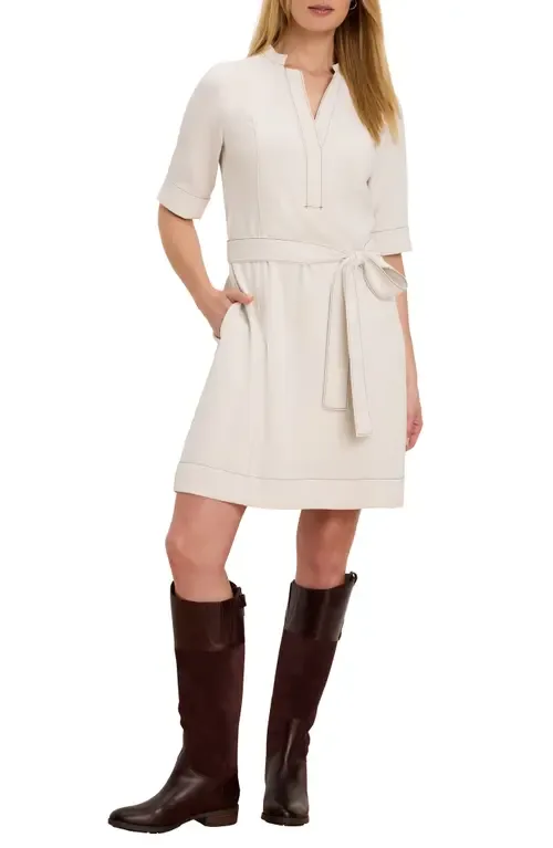 Camilla Tie Waist Crepe Dress by NIC+ZOE