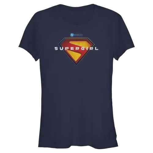 Official Shield Logo Short Sleeve Graphic T-Shirt by Supergirl