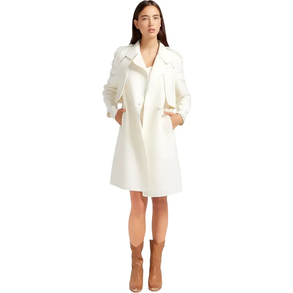 Palm City Wool Blend Coat by Belle & Bloom