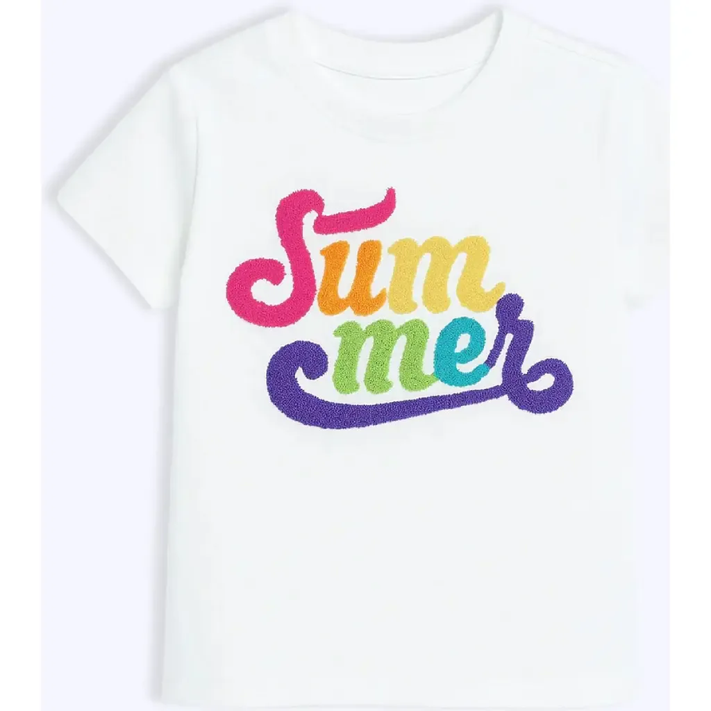 Summer Applique Short Sleeve Tee by Preppy Goose