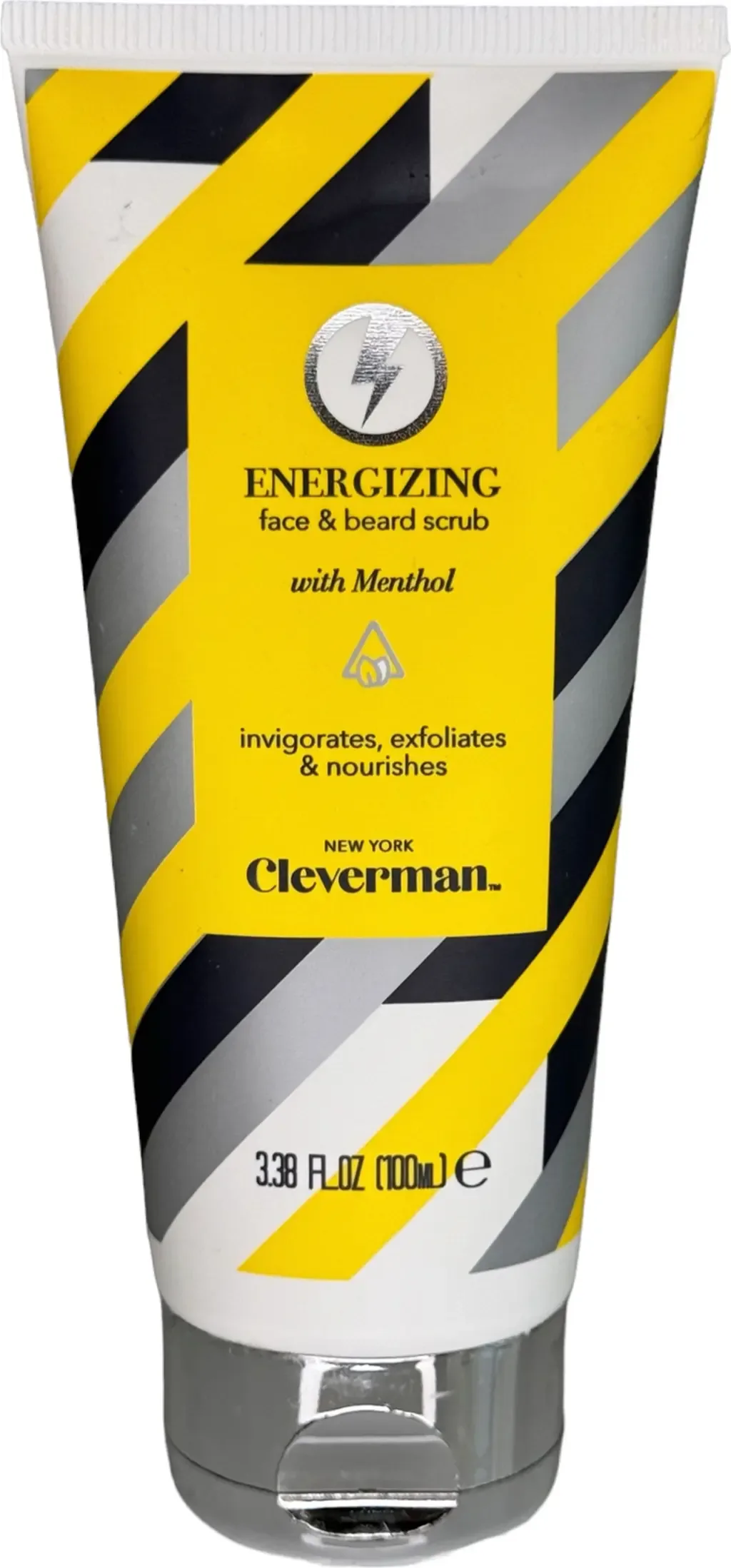 Energizing Face & Beard Scrub with Menthol by Cleverman