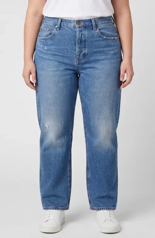 Maisie High Waist Straight Leg Jeans by Liverpool Los Angeles