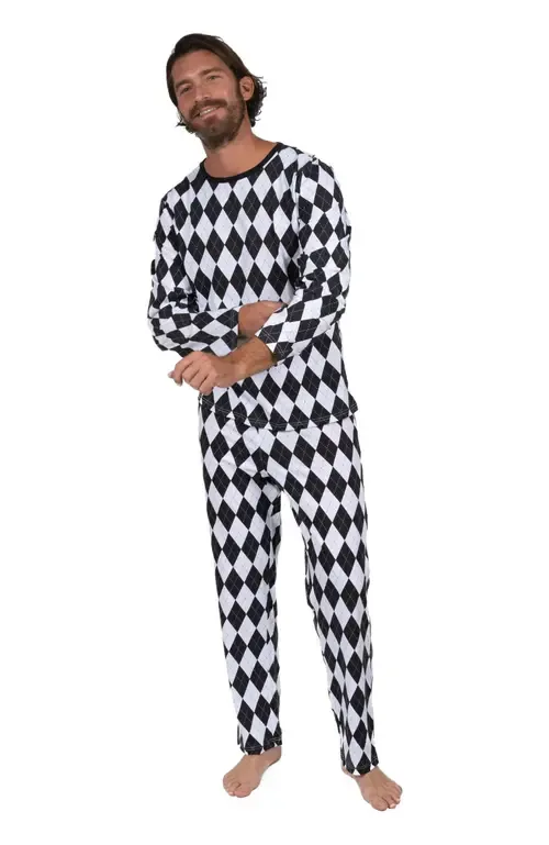 Loose Fit Cotton Matching Family Holiday Pajamas, Classic & Geometric Patterns by Leveret