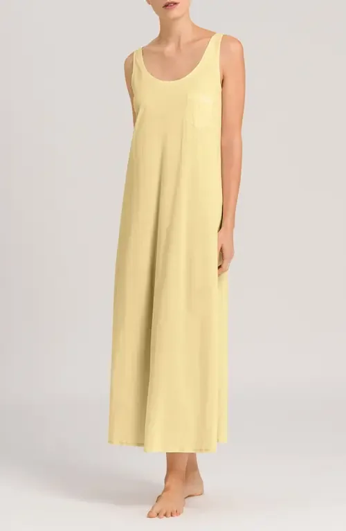 Cotton Deluxe Long Tank Gown by HANRO