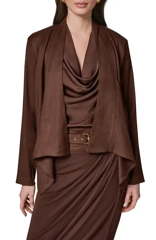 Drape Front Jacket by Donna Karan New York