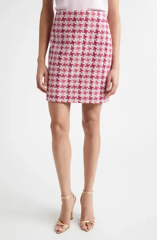 Skyler Ritz Metallic Tweed Skirt by ST. JOHN