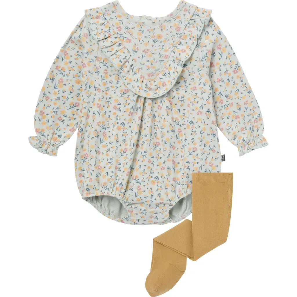 Bubble Romper and Tights Set by Modern Moments™ by Gerber
