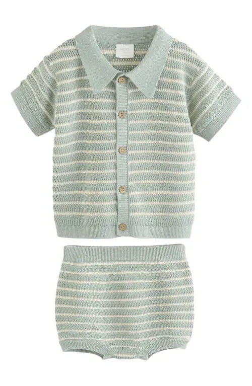 Stripe Knit Cardigan & Bloomers Set by NEXT