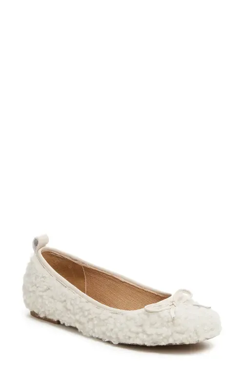 Frankie Square Toe Ballet Flat in Black Leather by Kelsi Dagger Brooklyn
