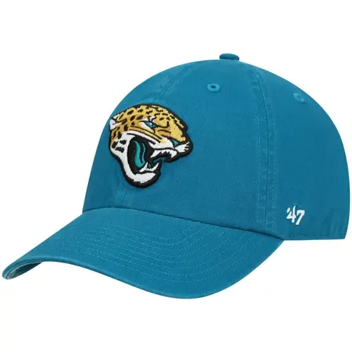 '47 Teal Jacksonville Jaguars Secondary Clean Up Adjustable Hat by '47