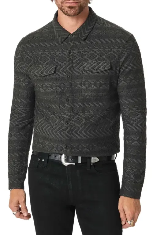 Glover Textured Snap-Up Western Shirt by John Varvatos