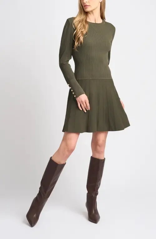 Karla Button Cuff Minidress by Ted Baker