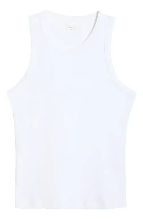 Nando High Neck Cotton Tank by LESET