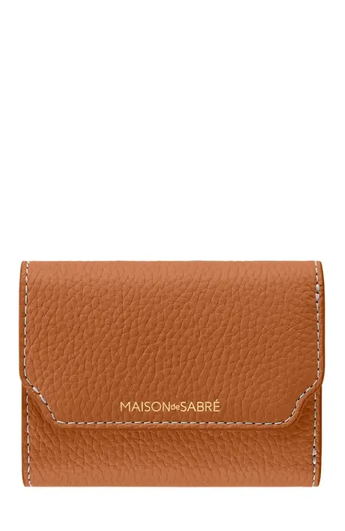 Leather Trifold Wallet by MAISON de SABRÉ