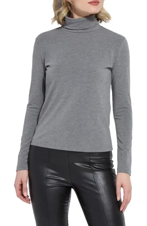 Lyssentials Essential Long Sleeve Turtleneck Top by Lysse