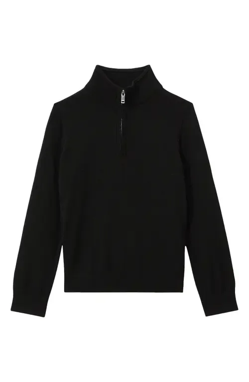 Blackhall Quarter Zip Wool Sweater by Reiss