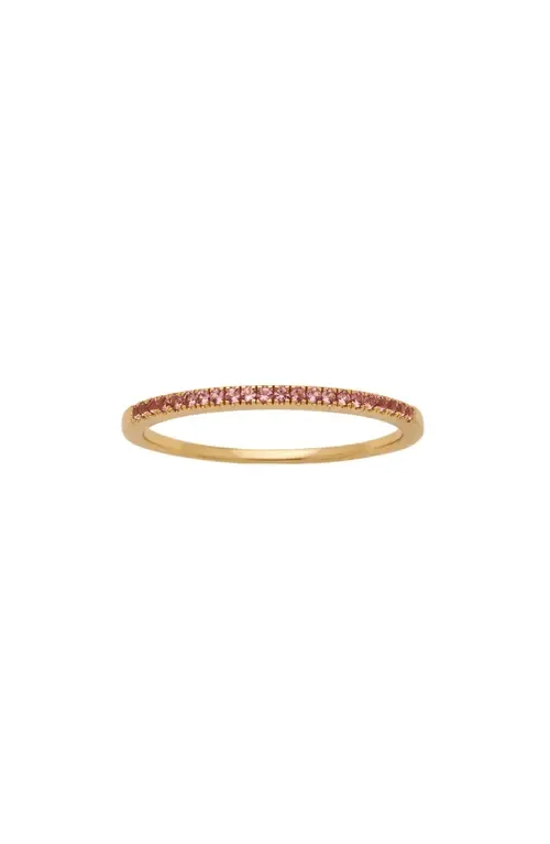 Birthstone Stacking Ring in Gold October by MADE BY MARY