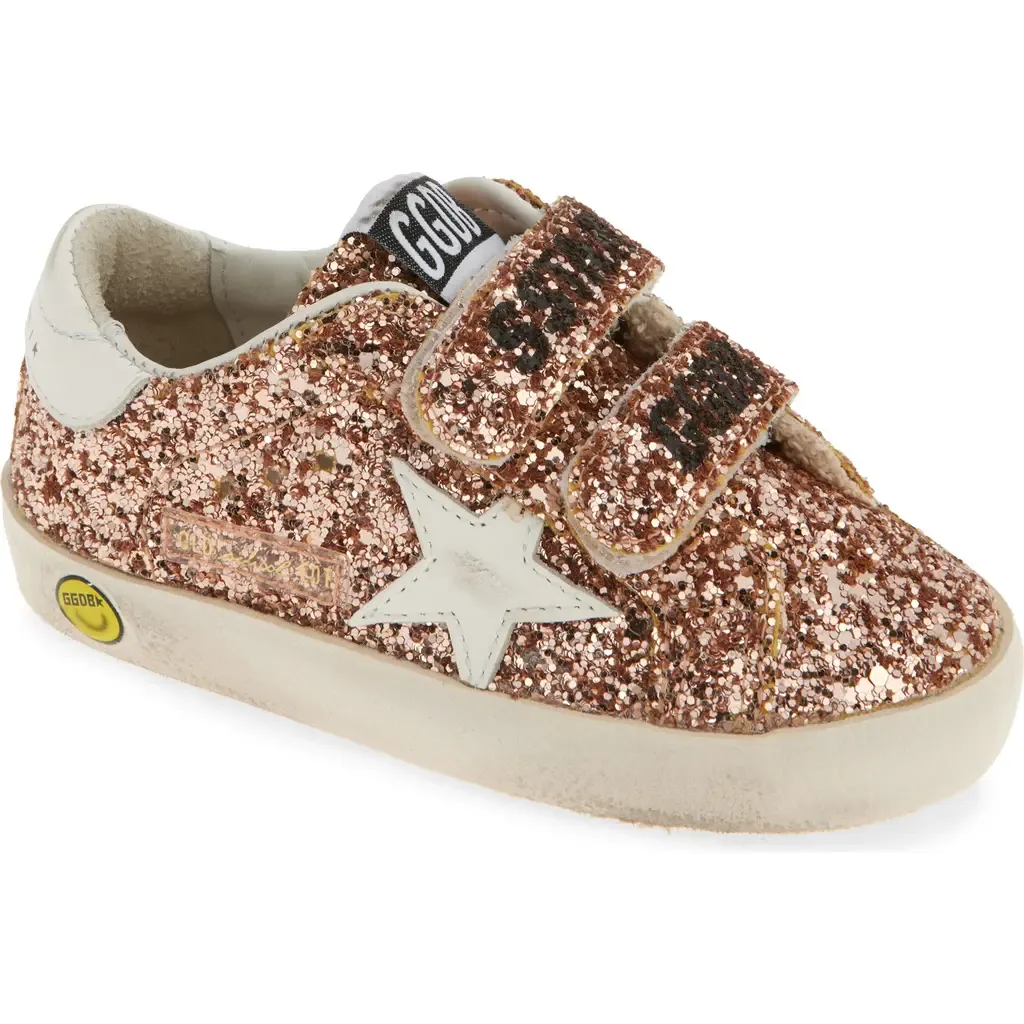 Old School Glitter Sneaker by Golden Goose
