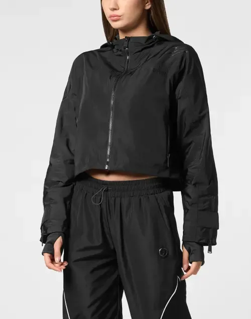 Hooded Active Jacket Ls Scratch by PLEIN SPORT