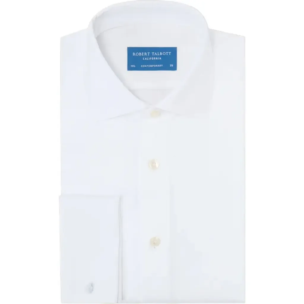 Reynolds Pique Bib Formal Shirt in Contemporary Fit by Robert Talbott