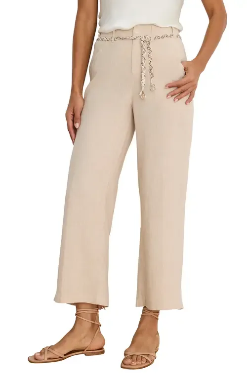 Eliot Linen Blend Ankle Wide Leg Pants by NIC+ZOE