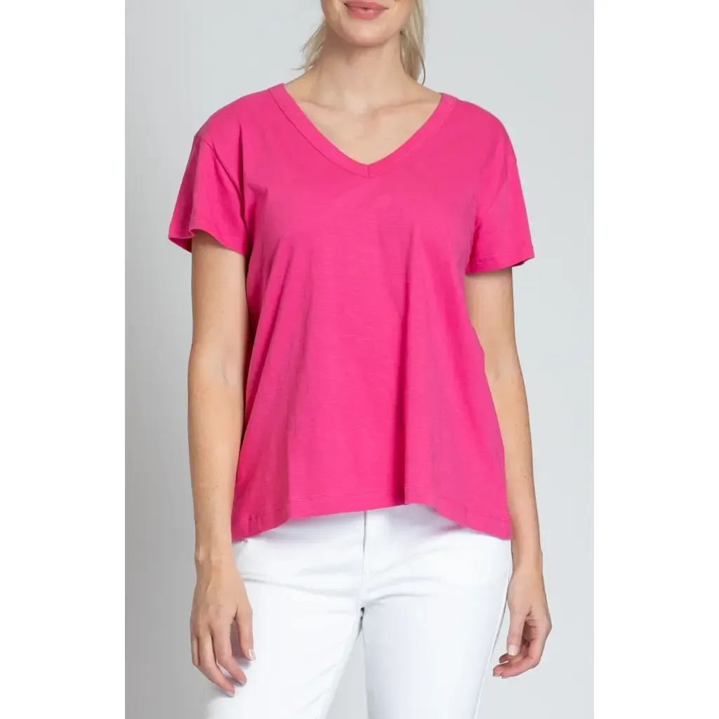 V-Neck High-Low T-Shirt by APNY
