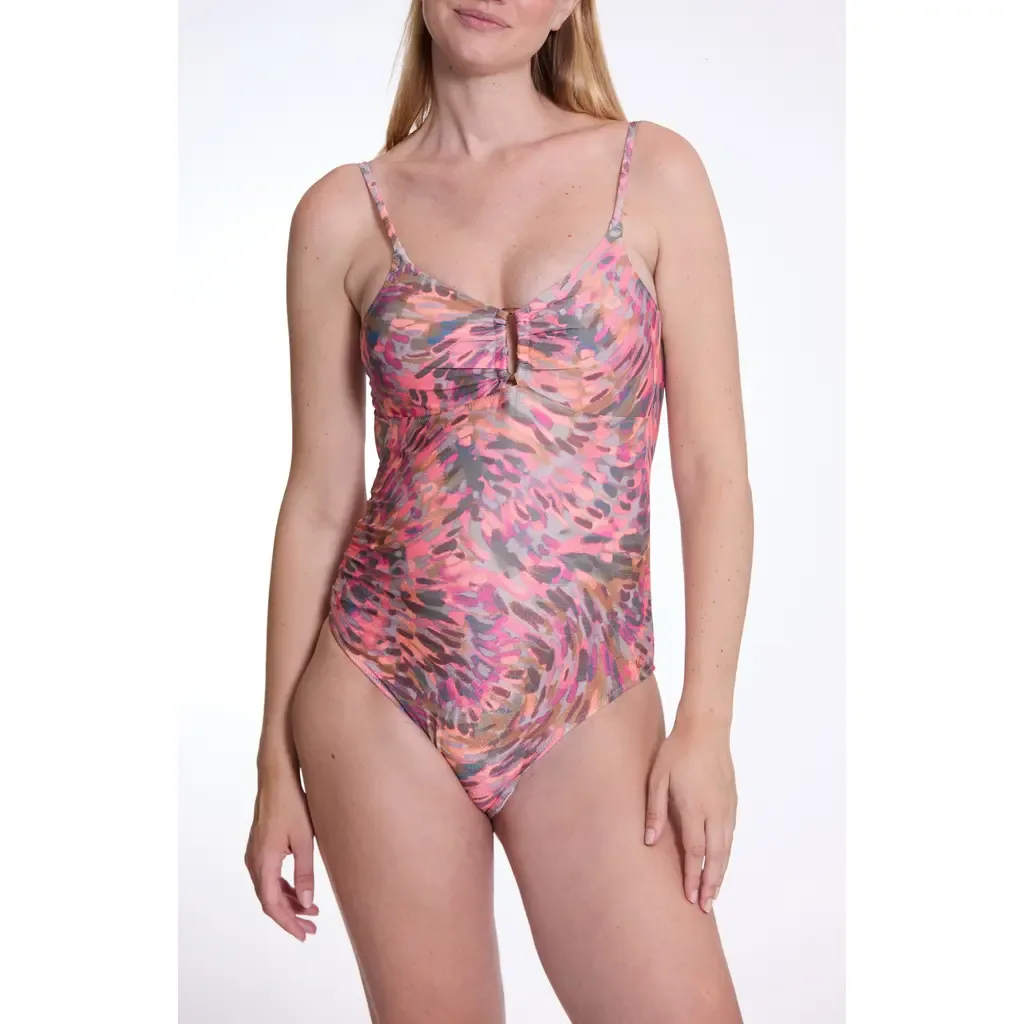 Paradise One-Piece Maternity Swimsuit by Cache Coeur