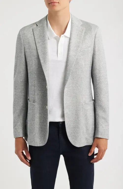 Hanry Slim Fit Knit Cotton Blend Sport Coat by BOSS