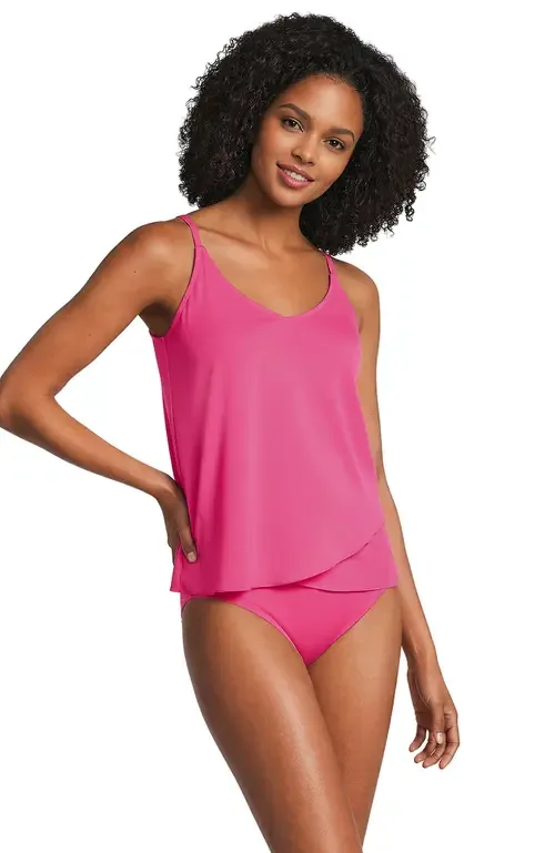 Tulip Hem Tankini Top