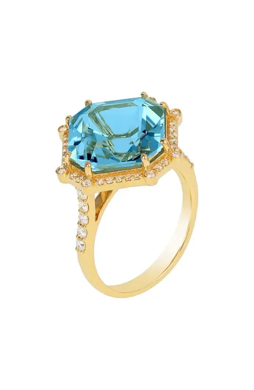 Gossip Asscher-Cut Ring by GOSHWARA
