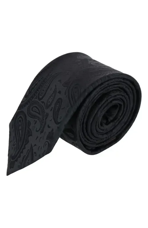 Banbury Paisley Silk X-Long Tie by Trafalgar