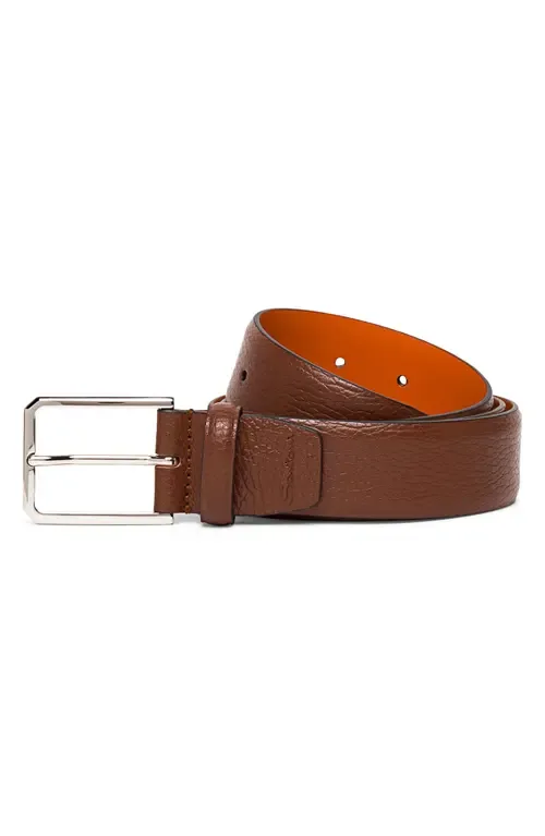 Leather Belt by Santoni