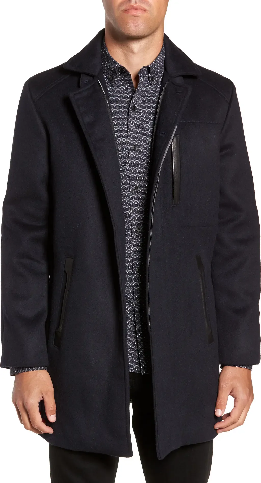 Kilo Slim Fit Wool Blend Coat