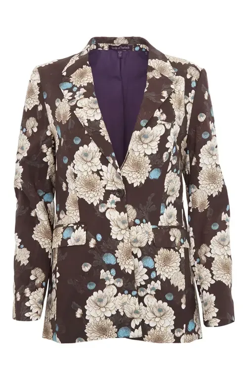 Jane Stretch Tencel Tailored Blazer by Lords of Harlech
