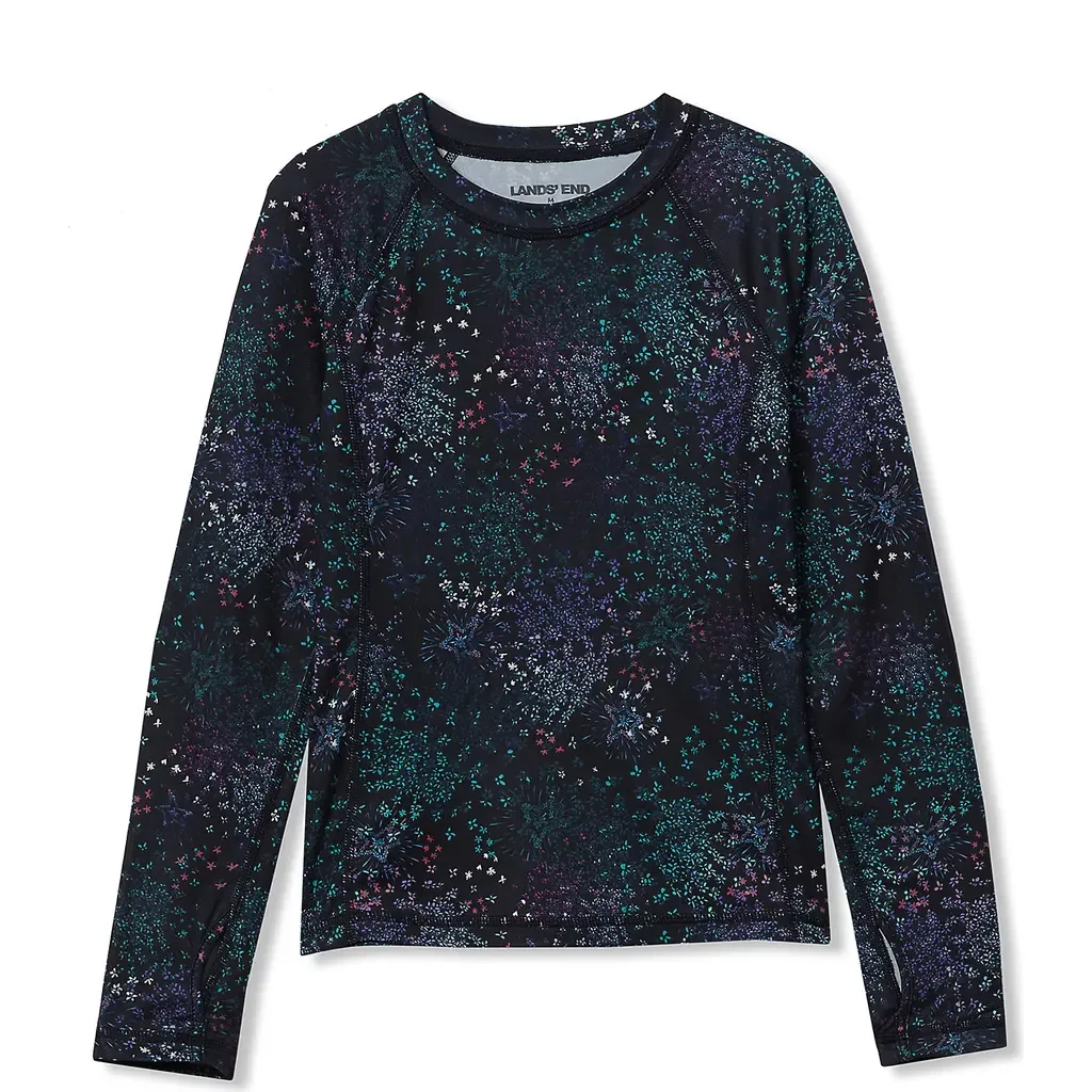 Thermal Base Layer Long Underwear Thermaskin Crew Neck Shirt by Lands' End